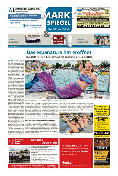 Marktspiegel Eschwege vom 10.08.2024