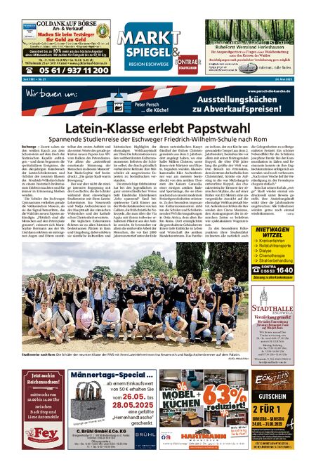 Marktspiegel Eschwege vom 24.05.2025