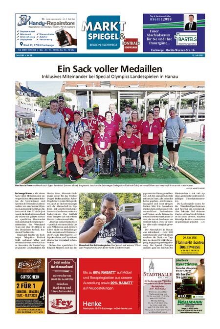 Marktspiegel Eschwege vom 12.07.2025