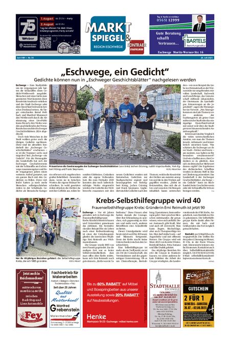 Marktspiegel Eschwege vom 26.07.2025