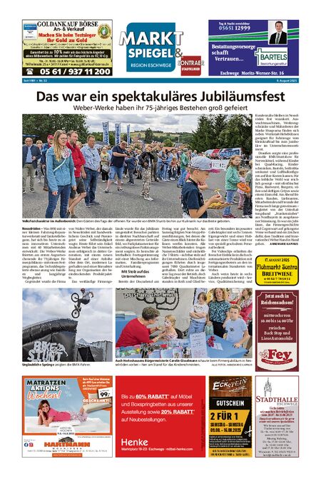 Marktspiegel Eschwege vom 09.08.2025