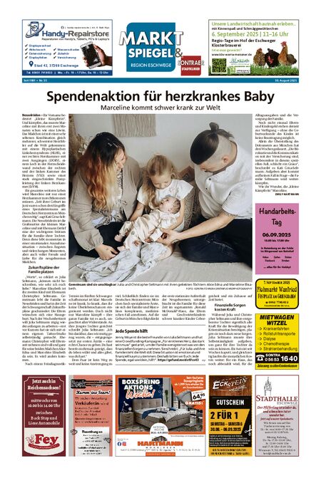Marktspiegel Eschwege vom 30.08.2025