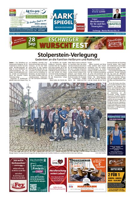 Marktspiegel Eschwege vom 06.09.2025