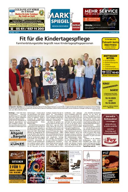 Marktspiegel Eschwege vom 11.10.2025