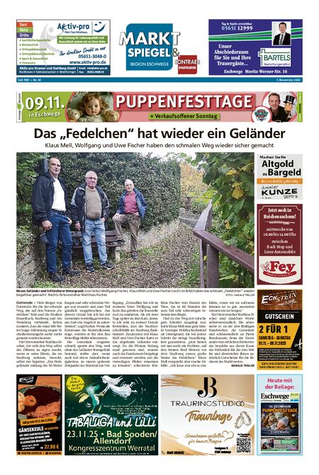 Marktspiegel Eschwege vom 01.11.2025