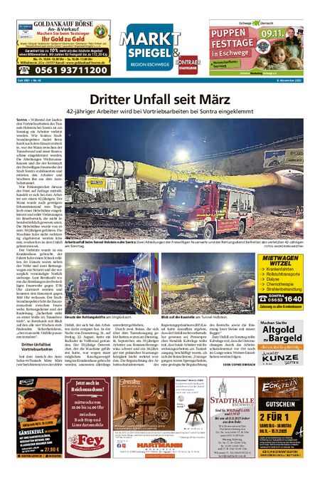 Marktspiegel Eschwege vom 08.11.2025