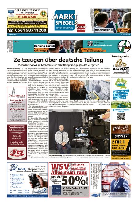 Marktspiegel Eschwege vom 24.01.2026