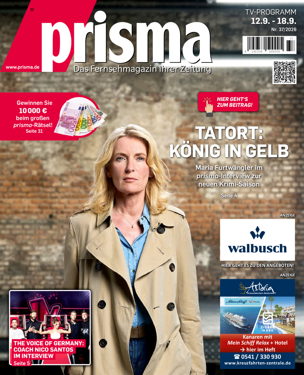 prisma 37-26 vom Freitag, 11.09.2026