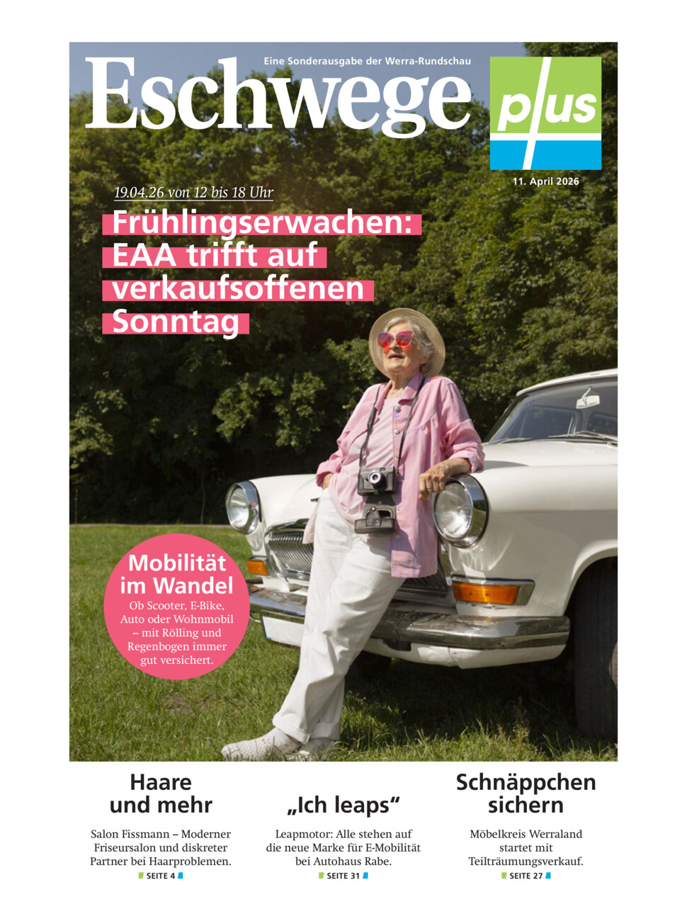 Eschwege plus 15-26 vom Samstag, 11.04.2026
