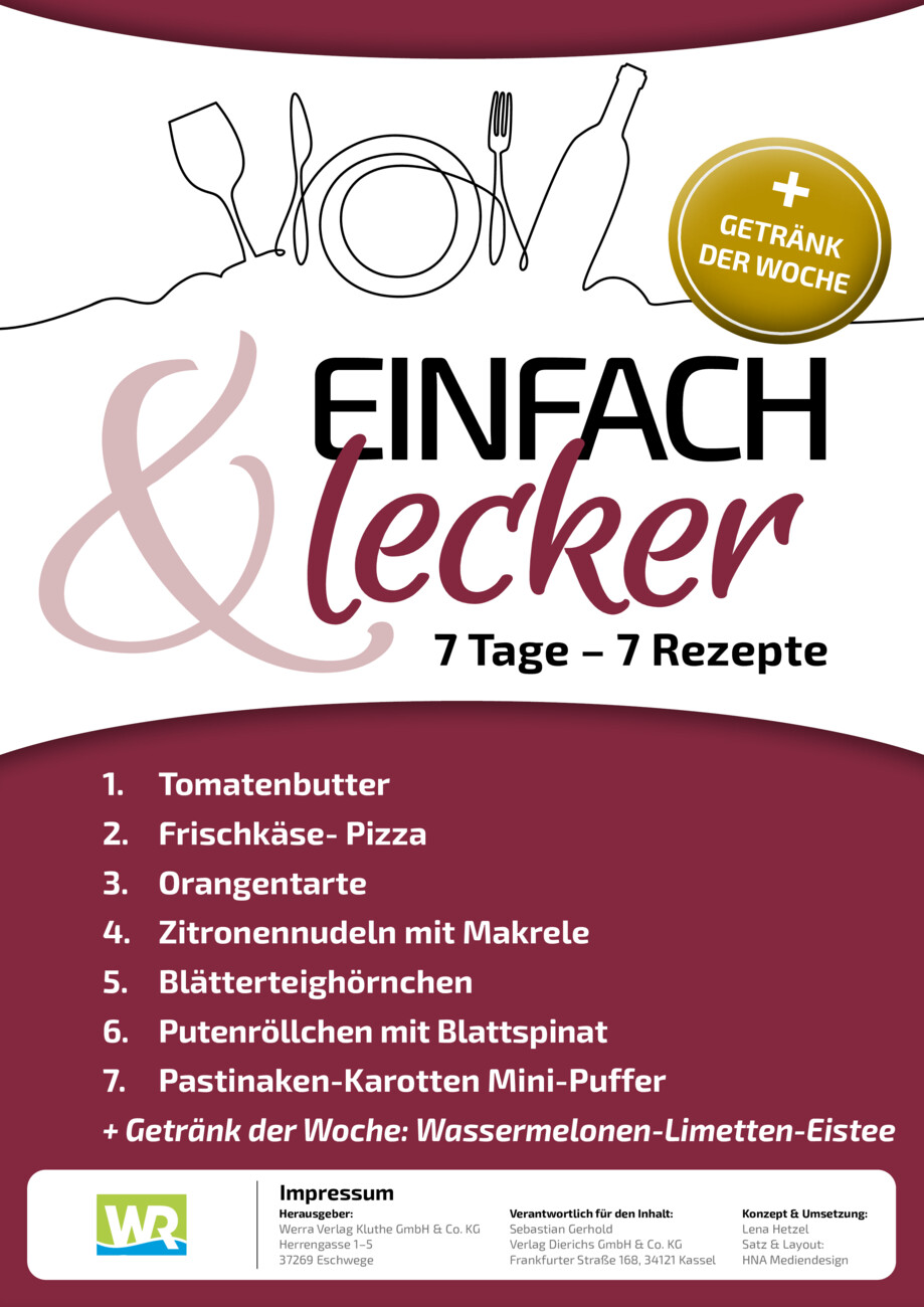 Rezeptheft 26-25 vom Montag, 23.06.2025