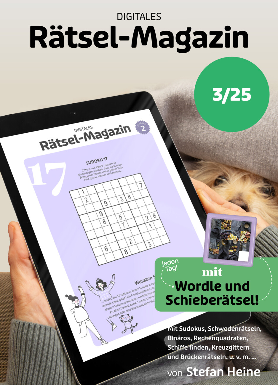 Rätselheft 21-25 vom Mittwoch, 21.05.2025