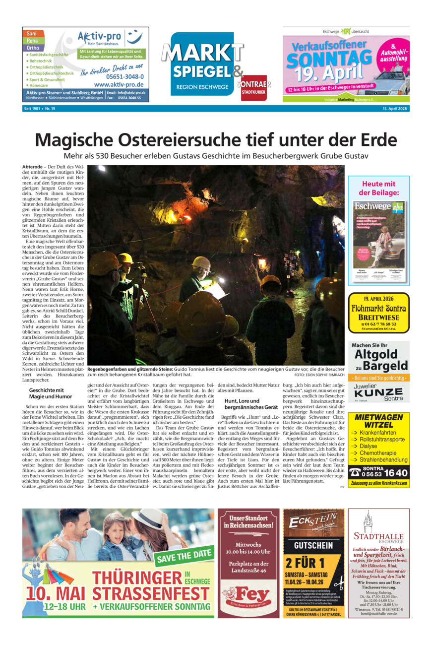 Marktspiegel 15-26 vom Samstag, 11.04.2026