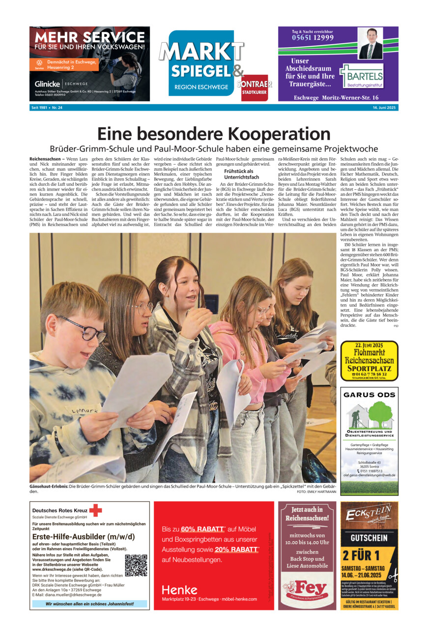 Marktspiegel 24-25 vom Samstag, 14.06.2025