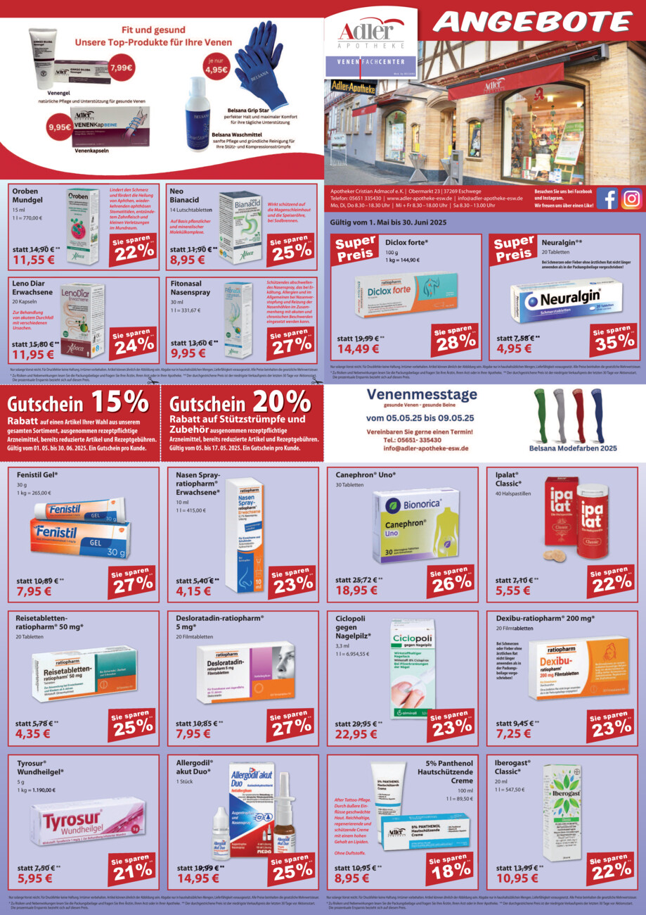 Adler Apotheke 05/06-25 vom Freitag, 02.05.2025