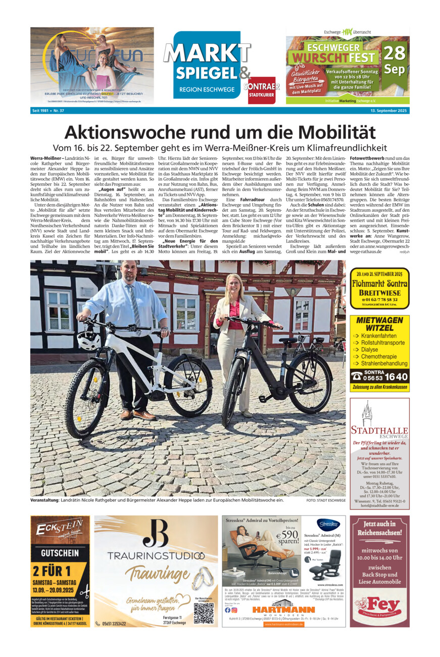 Marktspiegel 37-25 vom Samstag, 13.09.2025