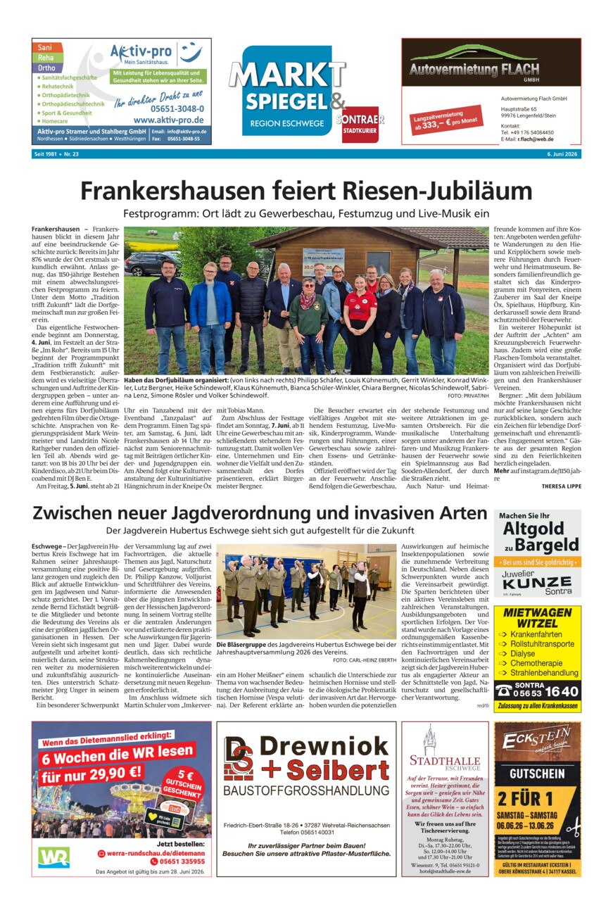 Marktspiegel 23-26 vom Samstag, 06.06.2026
