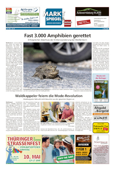 Marktspiegel Eschwege vom 02.05.2026