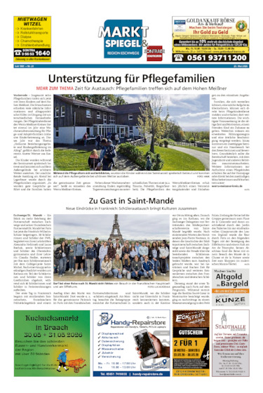 Marktspiegel Eschwege vom 23.05.2026