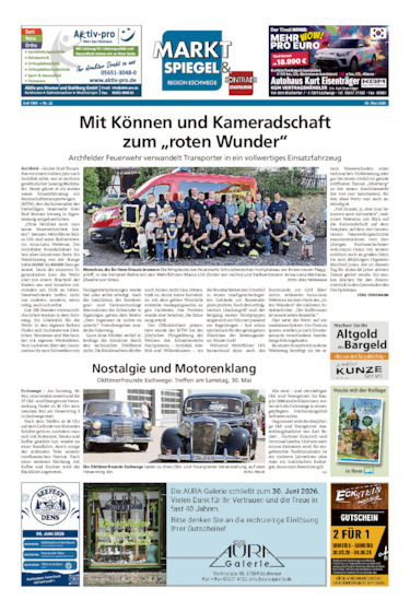 Marktspiegel Eschwege vom 30.05.2026