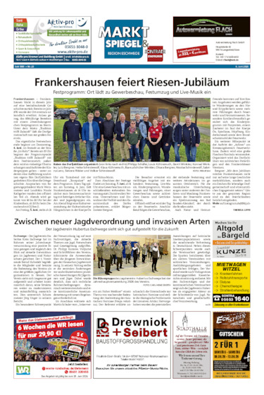 Marktspiegel Eschwege vom 06.06.2026