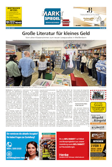Marktspiegel Eschwege vom 18.07.2026