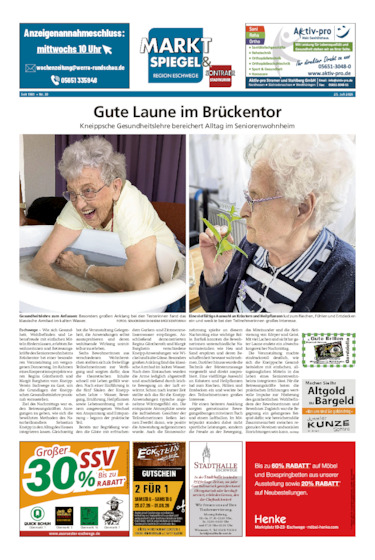Marktspiegel Eschwege vom 25.07.2026
