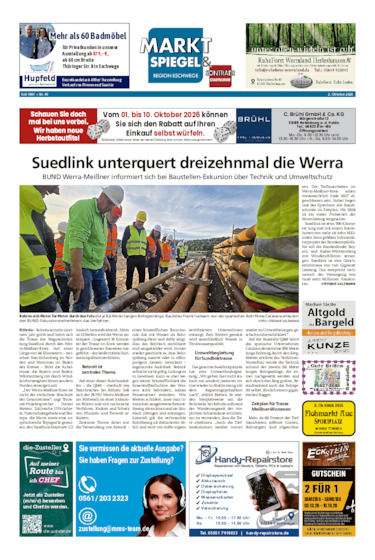 Marktspiegel Eschwege vom 02.10.2026
